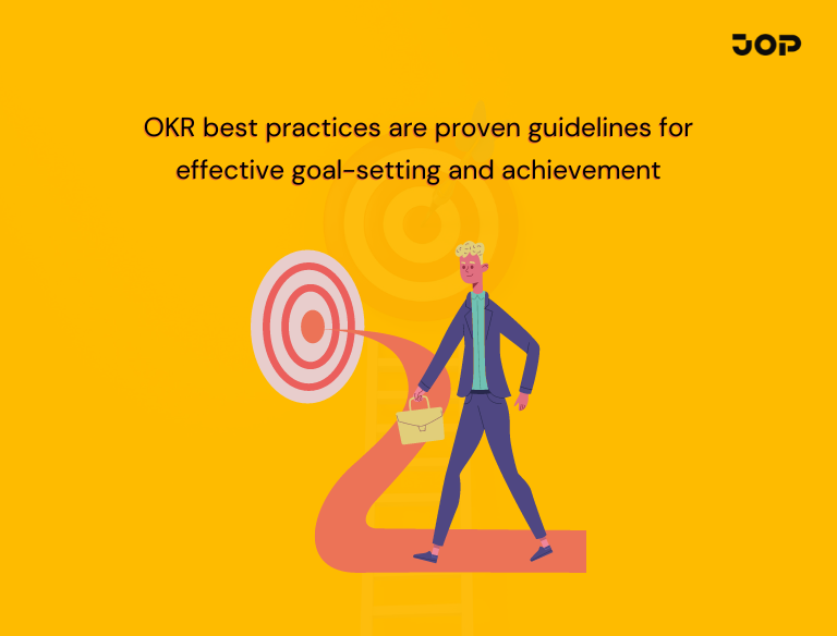 Team discussing OKR best practices during a planning session — focusing on setting clear objectives and measurable key results.