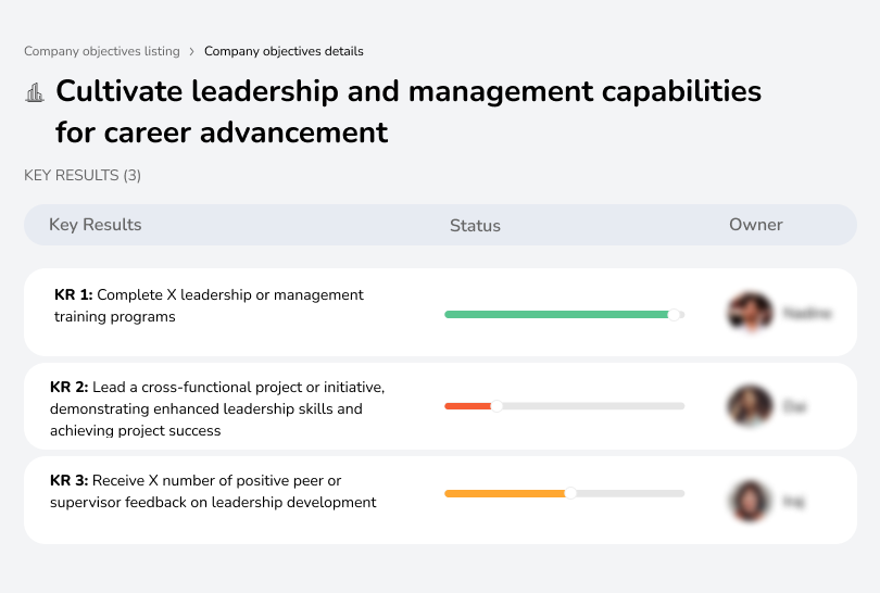 Develop leadership skills for career growth.