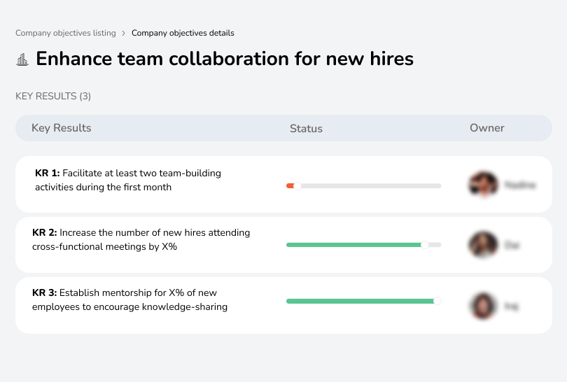 Improve teamwork among new employees.
