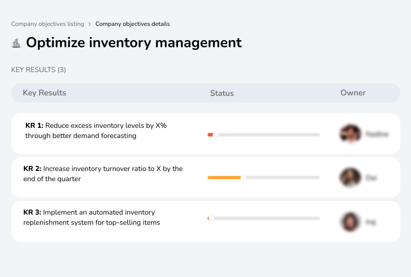 Improve inventory tracking and control.
