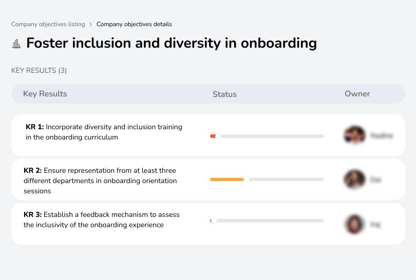 Promote diversity and inclusion in onboarding.
