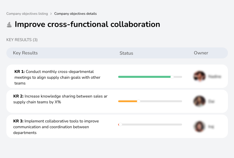 Foster better teamwork across departments.
