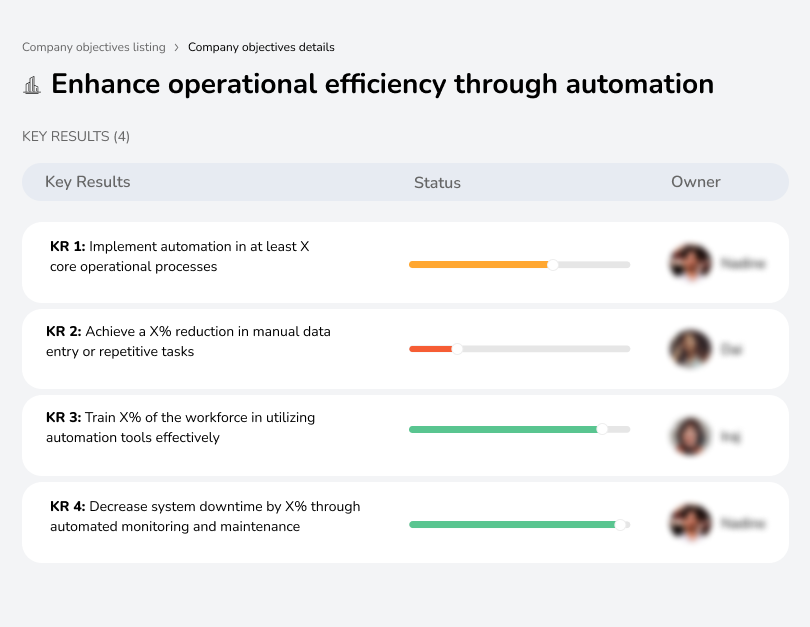 Automate processes to improve efficiency and productivity.