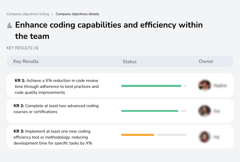 Improve coding skills and team efficiency.