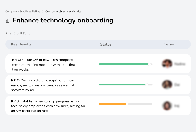 Improve tech onboarding for new hires.
