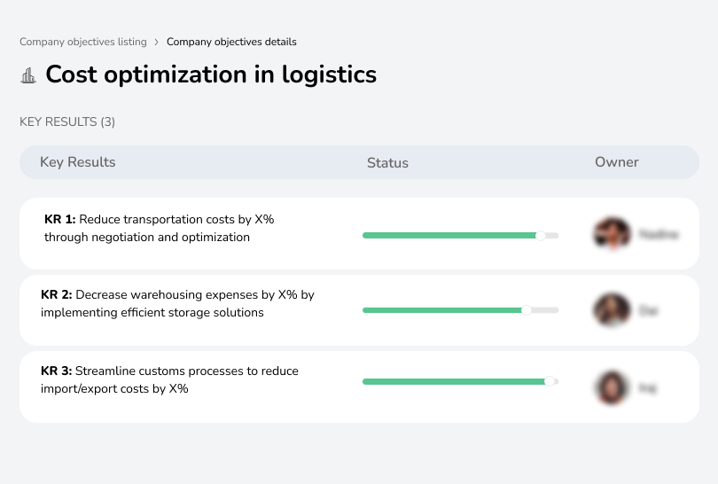 Reduce logistics costs for better efficiency.
