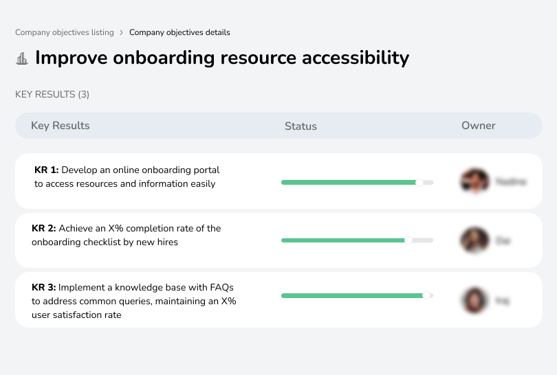 Make onboarding resources more accessible.

