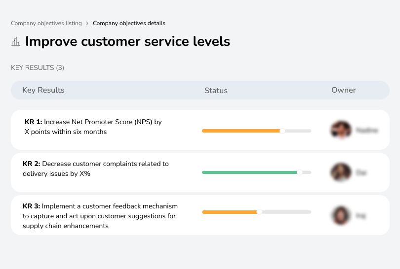 Enhance customer service within logistics.

