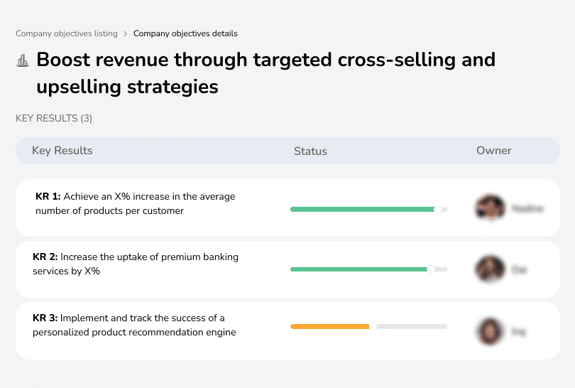 Drive revenue via cross-selling and upselling.
