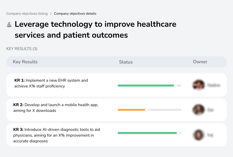 Use technology to enhance healthcare and patient care.