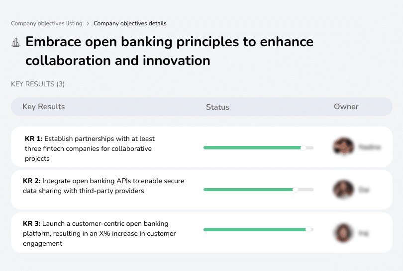 Implement open banking for innovation and partnerships.
