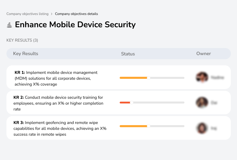 Improve security measures for mobile devices.
