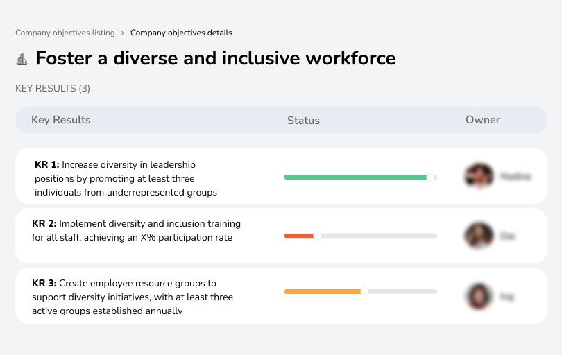 Promote workforce diversity and inclusion in healthcare.