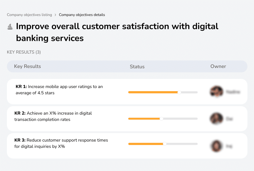 Enhance digital banking experience for better satisfaction.
