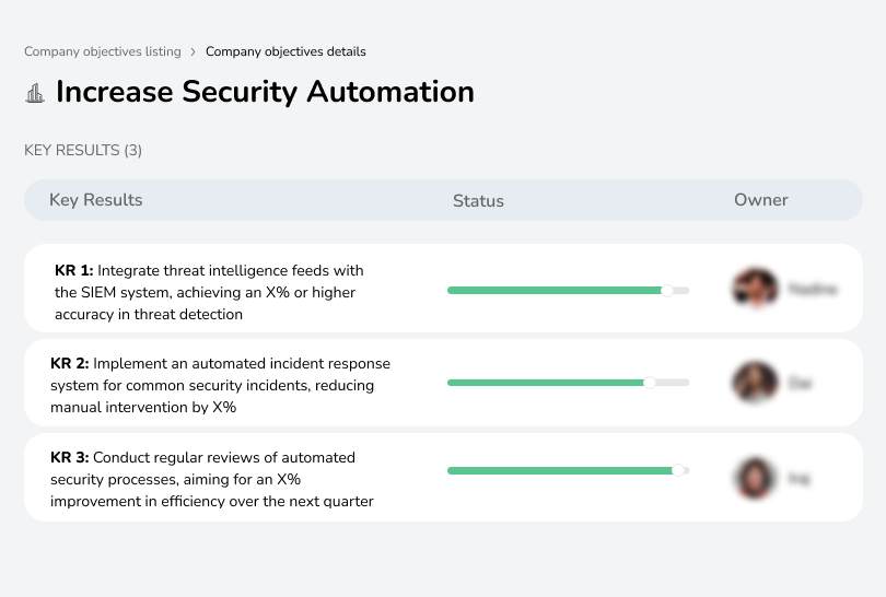 Automate security processes for better efficiency.
