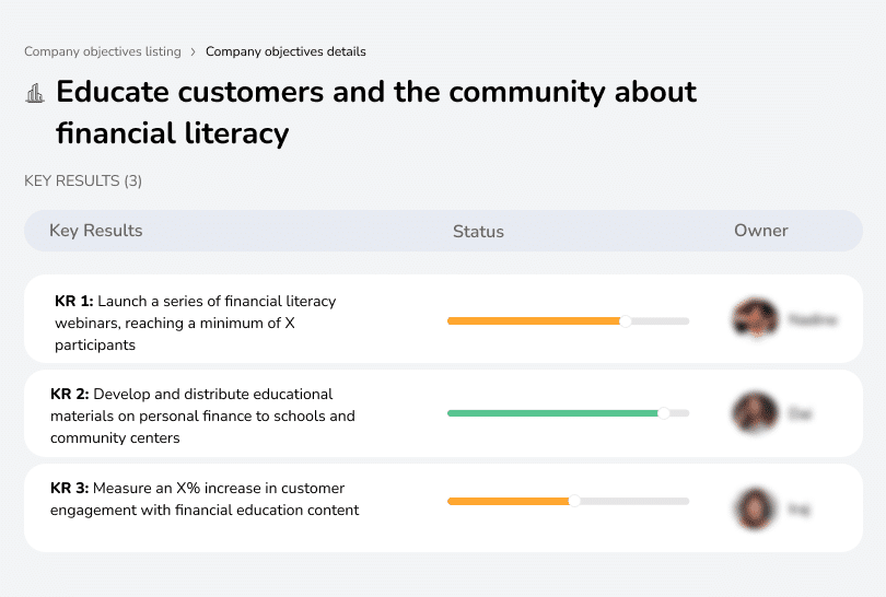 Promote financial literacy through education efforts.
