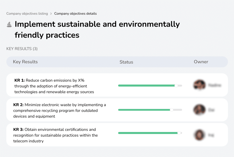 Reduce emissions, recycle, earn certifications.
