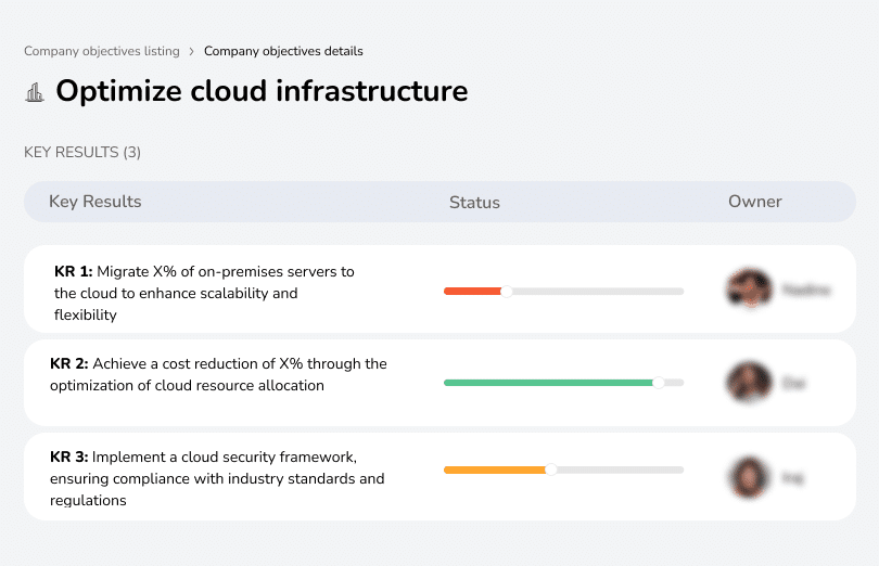 Improve cloud infrastructure for better scalability and efficiency.