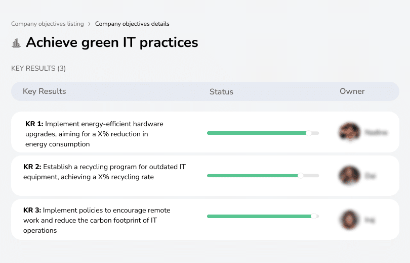 Implement eco-friendly IT practices to reduce environmental impact.