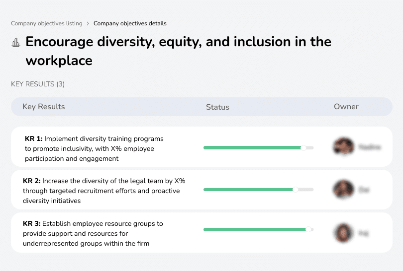 Promote diversity, equity, and inclusion in legal teams.
