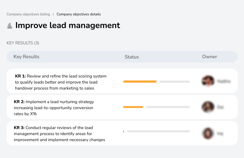 Enhance lead tracking and conversion processes.