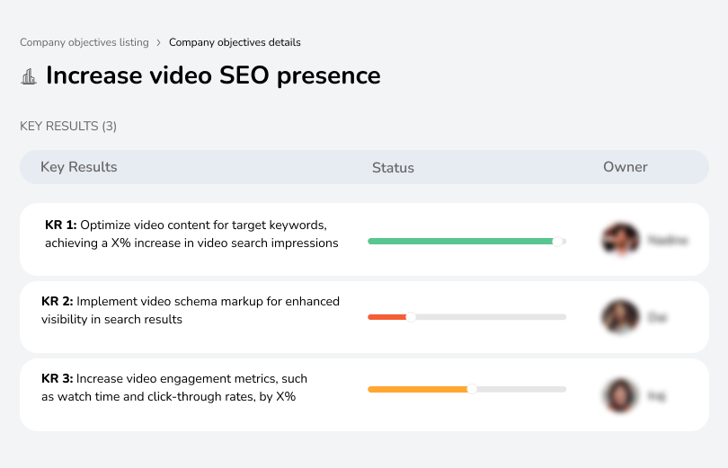 Optimize videos for higher search rankings.