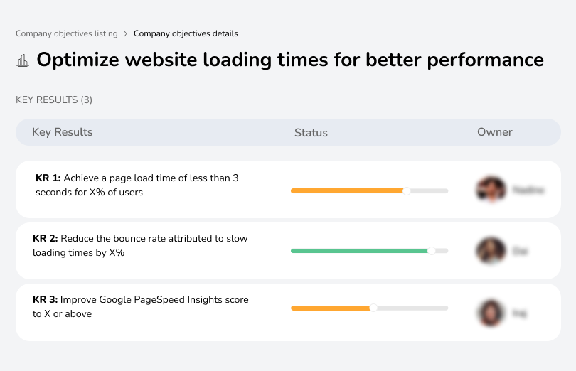 Speed up website loading for better performance.
