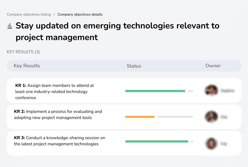 Keep up with new project management technologies.

