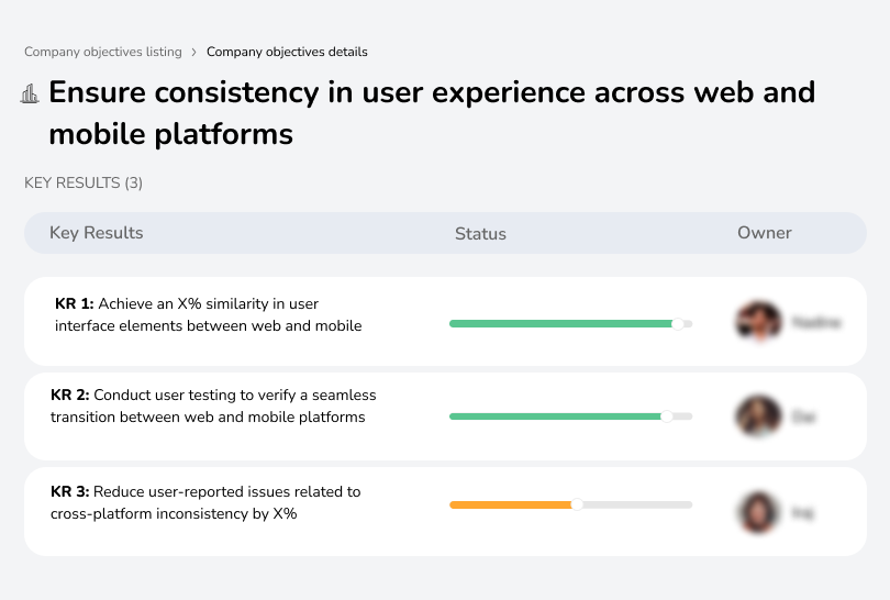 Maintain UX consistency across platforms.
