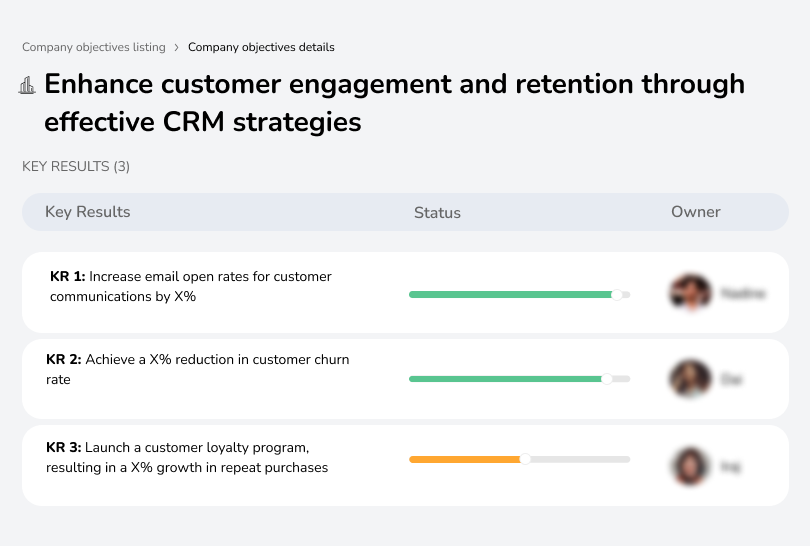 Improve customer retention with strong CRM strategies.
