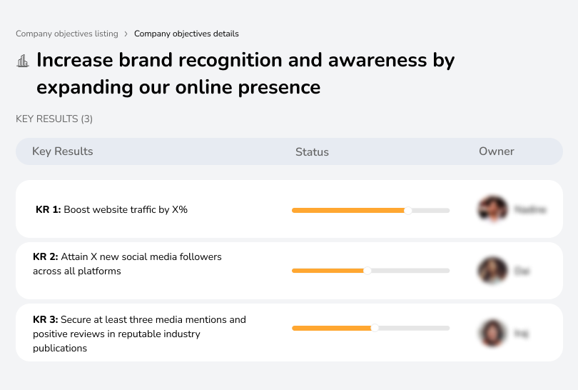 Boost brand recognition by growing the online presence.
