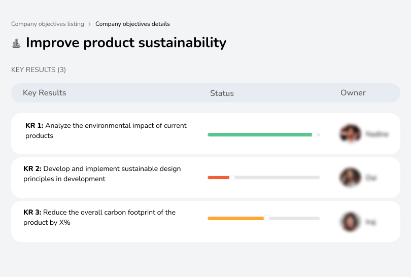 Boost sustainability in product development.
