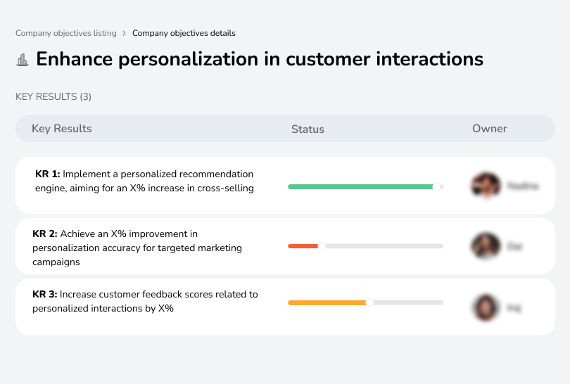 Personalize customer interactions to increase satisfaction.
