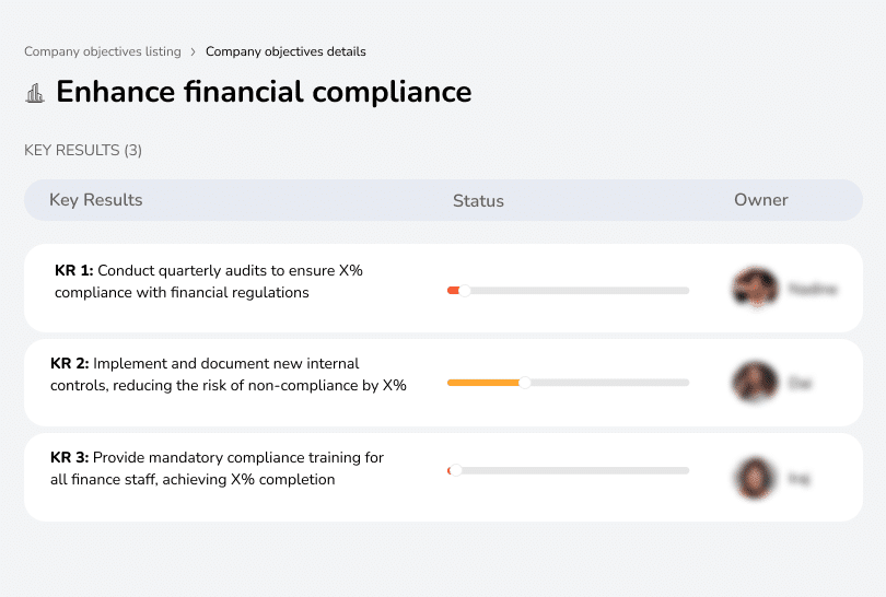 Ensure strong financial compliance and regulations.
