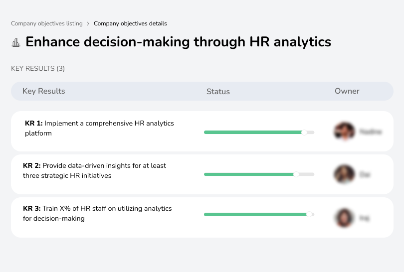 Use HR analytics to drive smarter decisions.