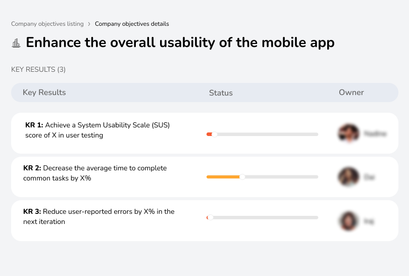 Improve mobile app usability for a better experience.
