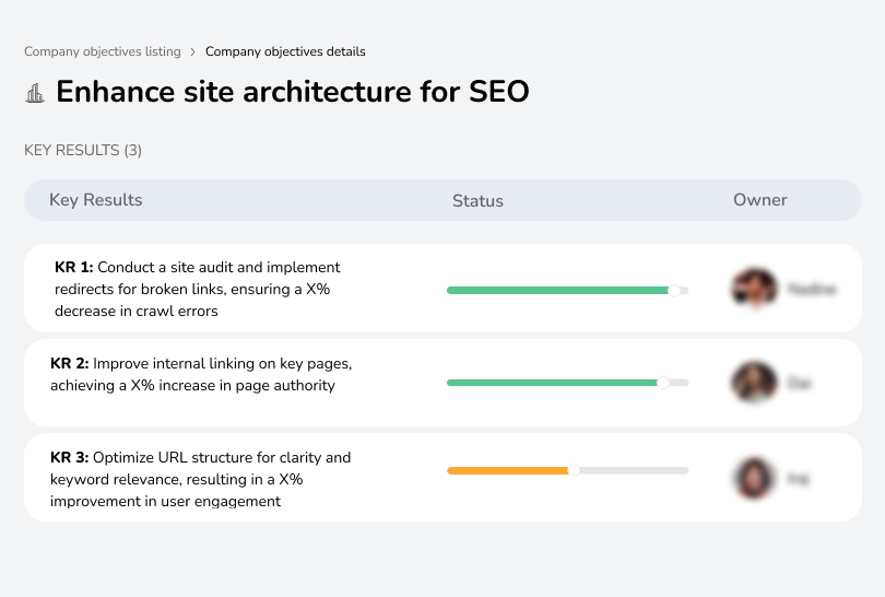 Improve website structure for better search rankings.