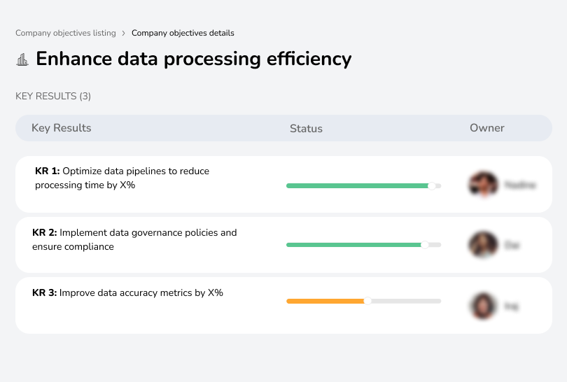 Improve data handling for faster processing.
