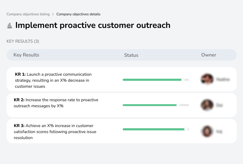 Increase proactive engagement to resolve customer issues.
