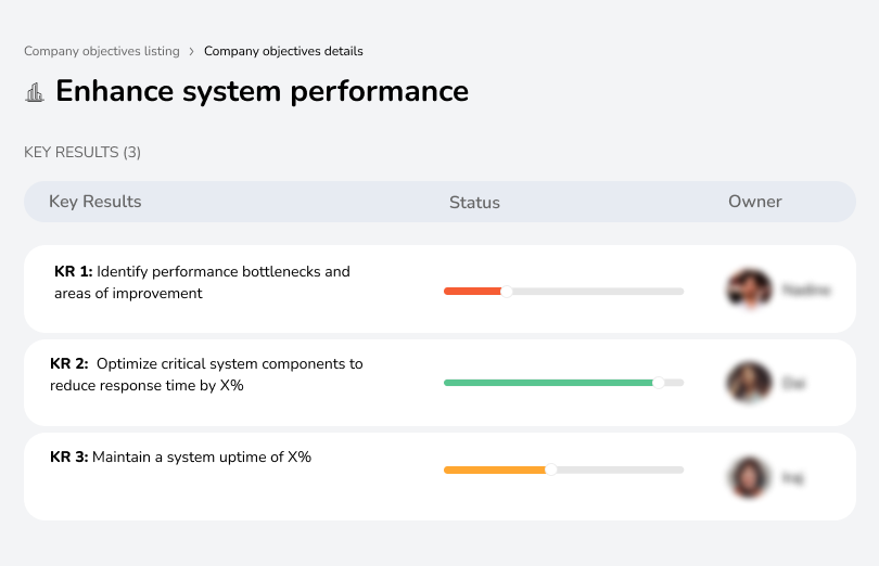 Optimize system speed and efficiency.
