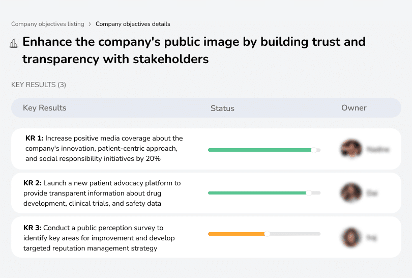 Build trust and transparency to improve public image.