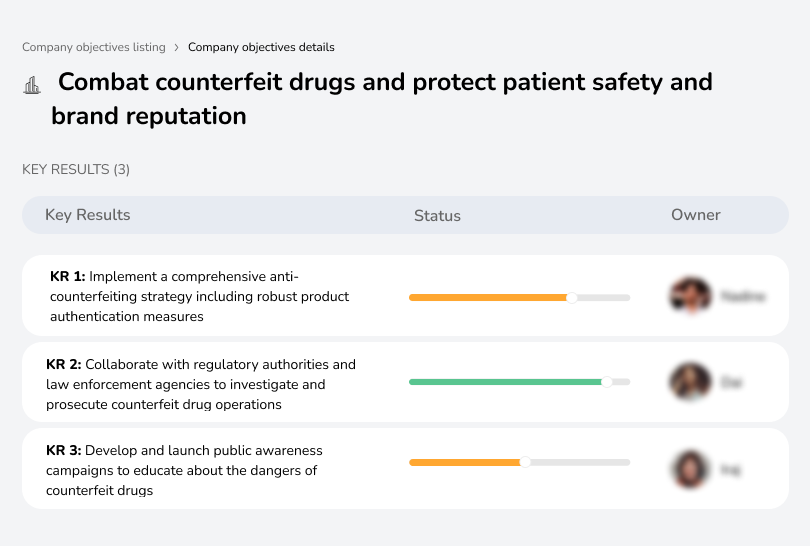 Fight counterfeit drugs to protect patients and brand trust.