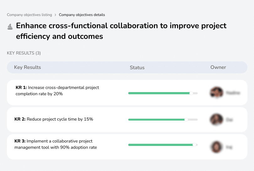 Enhance cross-functional collaboration to improve project outcomes.