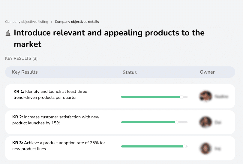 Launch trend-driven products that align with market needs.