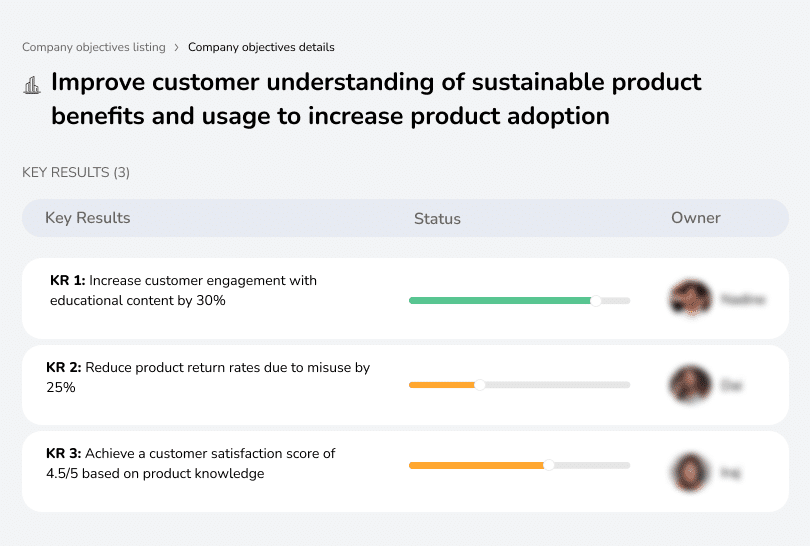 Educate customers on sustainable product benefits to drive adoption.