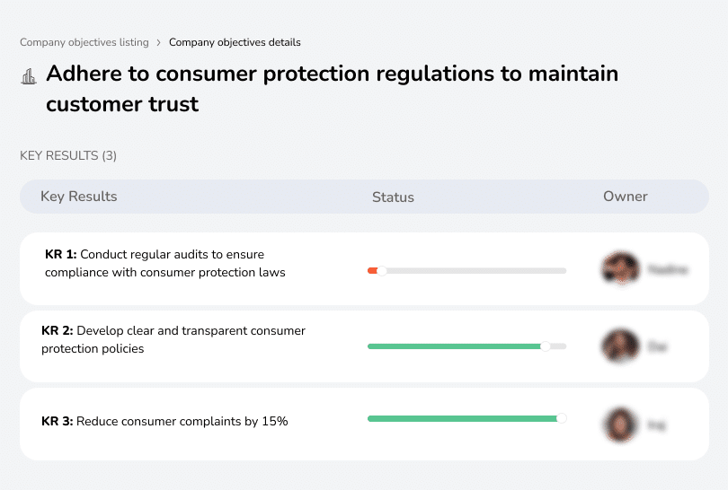 Adhere to consumer protection regulations to maintain customer trust.