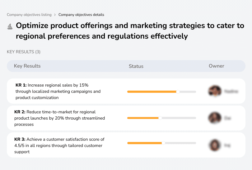 Adapt products and marketing to regional needs and regulations for better market fit.