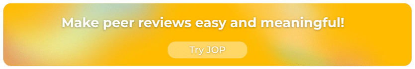 Make peer reviews easy and meaningful!