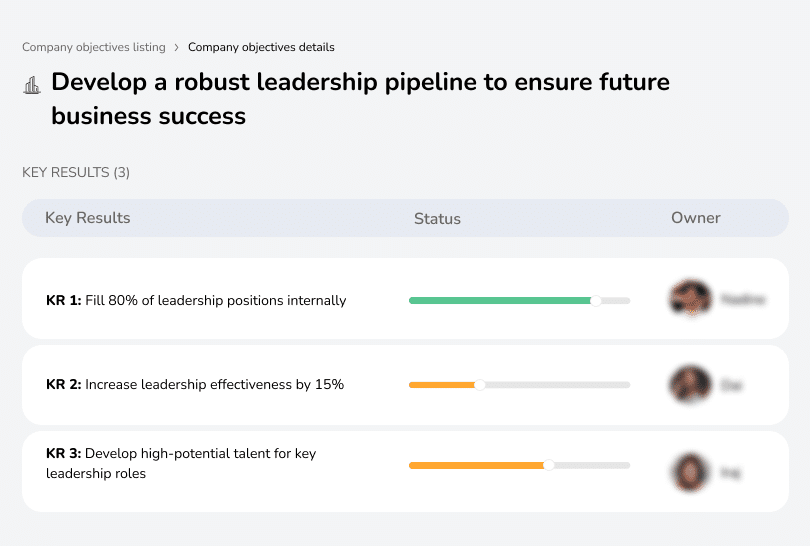 Build a leadership pipeline for sustainable business growth.
