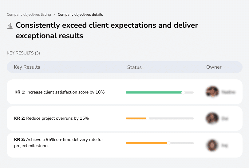 Deliver outstanding results that exceed client expectations.
